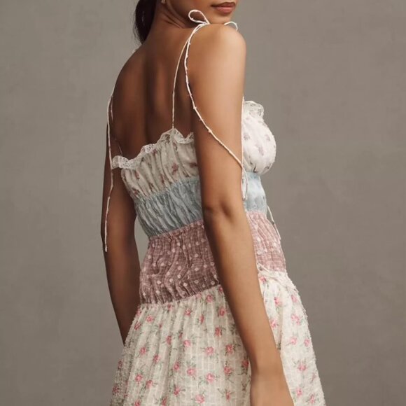 NWT | For Love and Lemons Spaghetti Strap Elula Mini Dress Size M - Picture 4 of 7